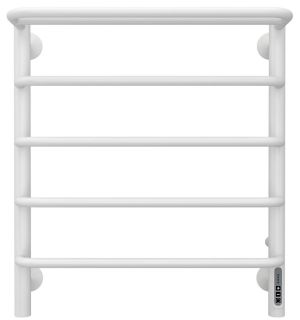 Электрический полотенцесушитель Larusso Стандарт П5 50x60см с полкой белый матовый 4670078536587